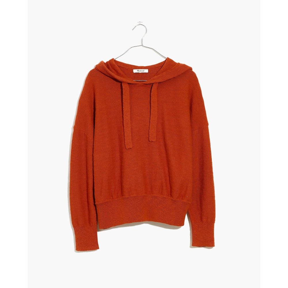 NWT Madewell Clairview Hoodie Cotton Sweater XS